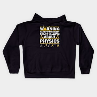 Physics Teacher Geeky Science Kids Hoodie